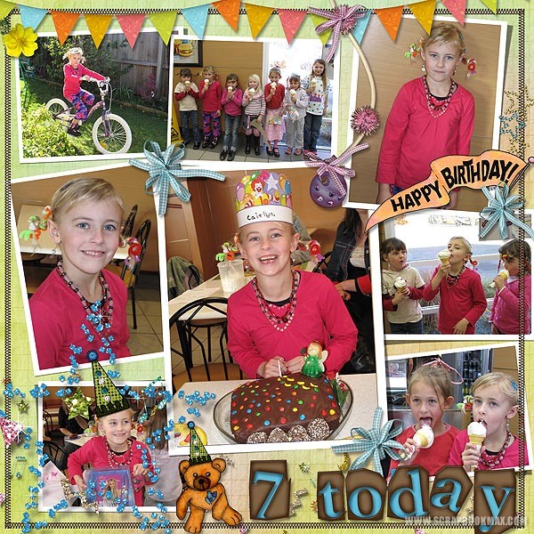 Happy Birthday 7th. Happy 7th Birthday Caitlyn