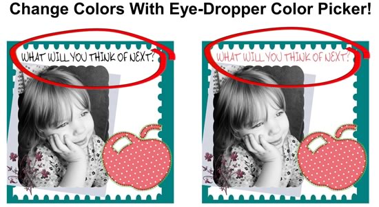 Using the Eye-Dropper Color Picker