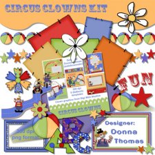 Donna Thomas - Circus Clowns Kit
