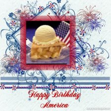 Grannywin - Happy Birthday America Layout