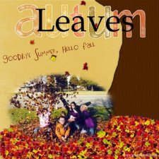 Debby - Autumn Leaves Layout
