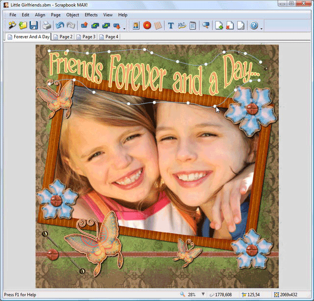 Screenshot of Scrapbook MAX!