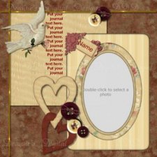 Deanne Gow-Smith  - Lovey Dove Template - Scrapbook MAX! Booster Pack Store