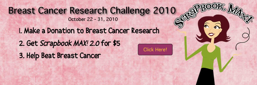 Scrapbook MAX! Breast Cancer Challenge