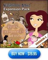 Pets Creatures and Critters Scrapbooking Kits and Templates