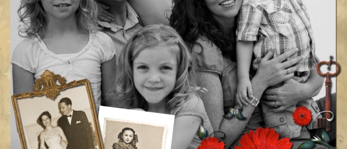 Share the Love of Family Family Heritage Example Layout