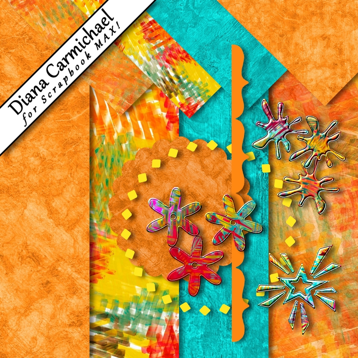 My Day Scrapbook Page Kit My Day Scrapbook Page Kit