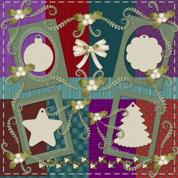 Merry Berry Scrapbook Page Kit Merry Berry Scrapbook Page Kit