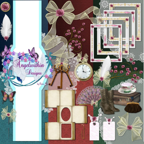 Sweet Temptation Scrapbook Page Kit