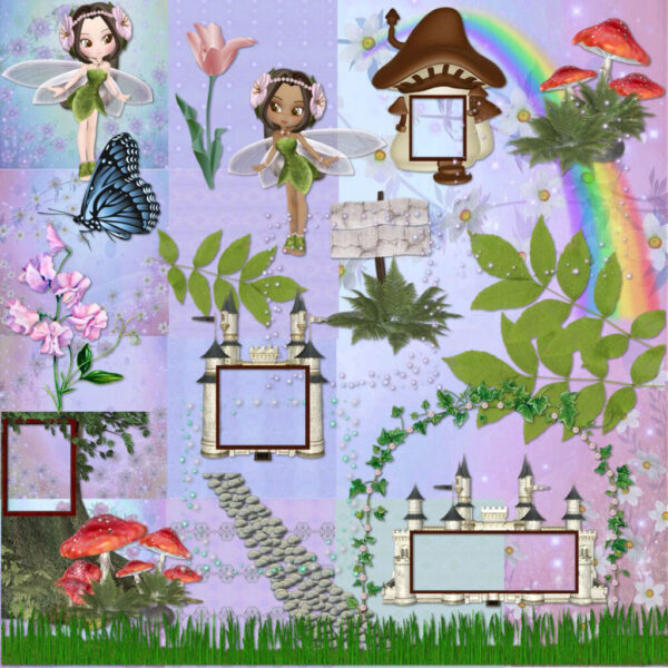 Enchantica Scrapbook Page Kit Enchantica Scrapbook Page Kit