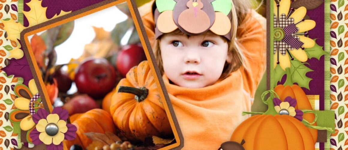 Scrapbook MAX! Thanksgiving Layout