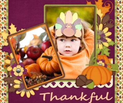 Scrapbook MAX! Thanksgiving Layout