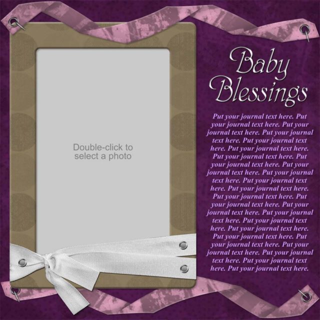Bundle Of Joy Baby Blessings