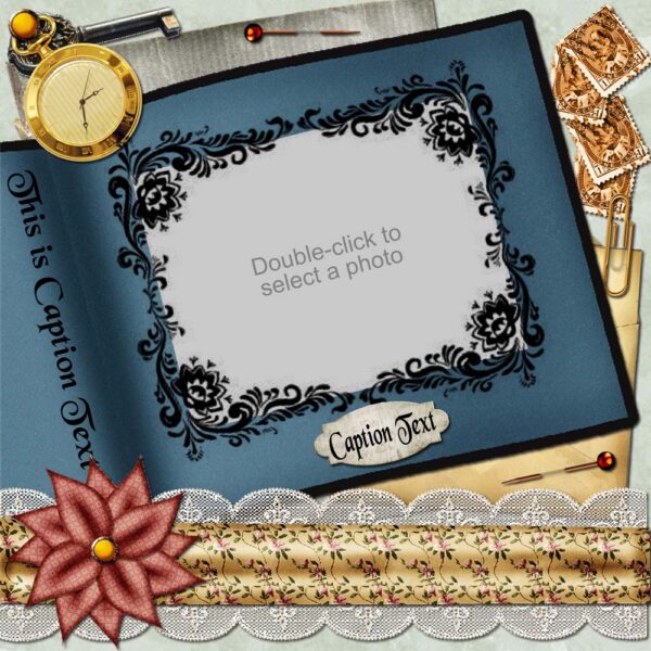Vintage Heirloom Sample Scrapbook Layout
