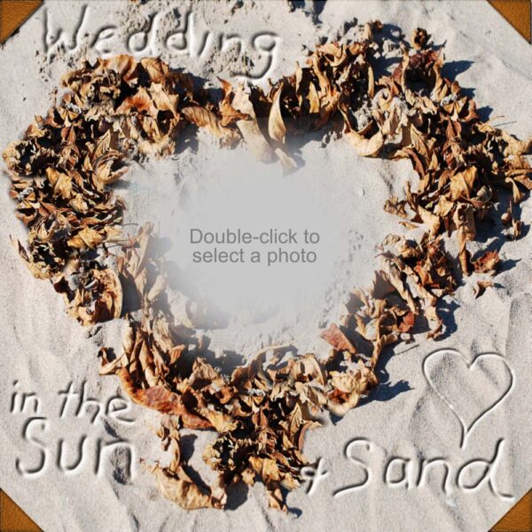 Sun And Sand Sample Scrapbook Layout