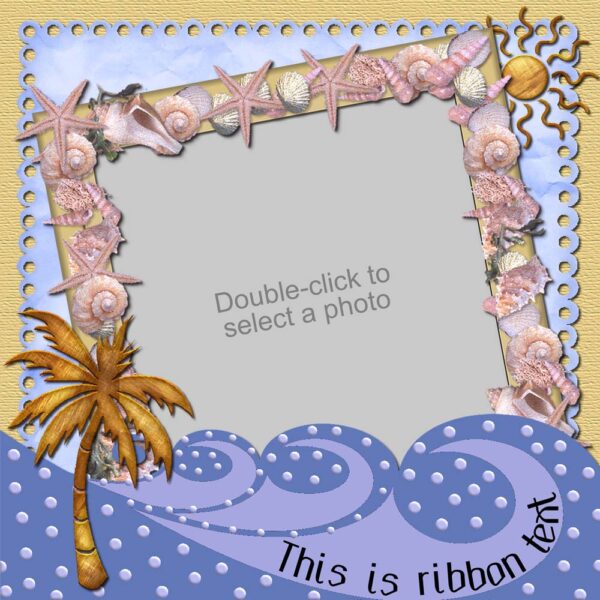 Under The Sun Sample Scrapbook Layout