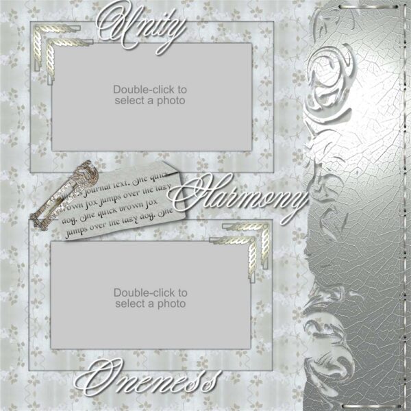 Unity Sample Scrapbook Layout