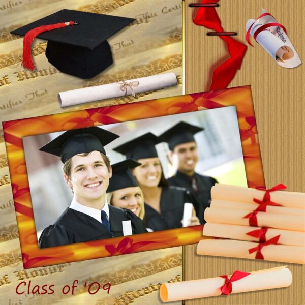 Graduation Sample Scrapbook Page